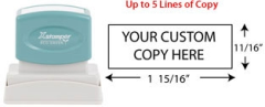 N11-000 - N11-000 5 Line<BR>Message Stamp