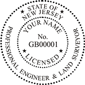 Professional Engineer & Land Surveyor - New Jersey<br>ENGLANDSURV-NJ
