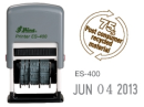 ES-400 Self-Inking Date Stamp<BR>5/32" Character Height