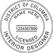 Interior Designer - District of Columbia<br>INTDESGN-DC
