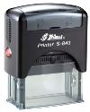 S-843 Custom Self-Inking Rubber Stamp<BR>Impression Area: 3/4" x 1-7/8"