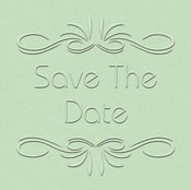 Save The Date Embosser 003