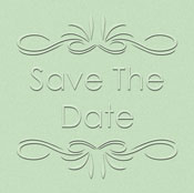 Save The Date Embosser 006