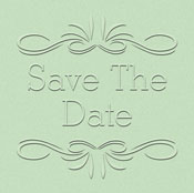 Save The Date Embosser 009