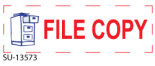 Two Color "FILE COPY"<BR>Title Stamp 