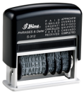 S-312 Self-Inking Phrase & Date Stamp