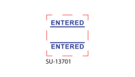 SU-13701 - Sma;; "ENTERED"<BR>Title Stamp