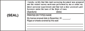 Land+Surveyor+Stamp+-+Iowa%3cbr%3eLANDSURV2-IA