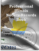 2023+New+ILLINOIS+Professional+Notary+Records+Book%26trade%3b